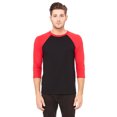 thumbnail image 1 of Bella + Canvas Unisex 3/4-Sleeve Baseball T-Shirt, 1 of 1