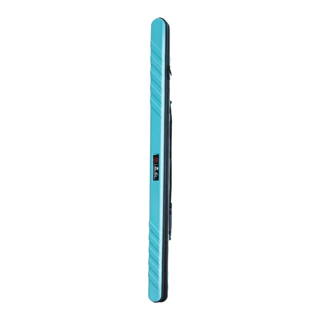 jinwen Fishing Rod Case Fishing Pole Bag Should Strap Handbag Hard Shell Zipper Closure Blue S