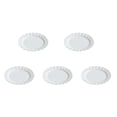thumbnail image 2 of CaiYueKe 5pc Plates Snack Plates Small Plates Bone Spitting Plates Dining Table Storage Plates Dishwasher Safe Plastic Plates for Household Daily Use Party Gathering Dishware Set, 2 of 7