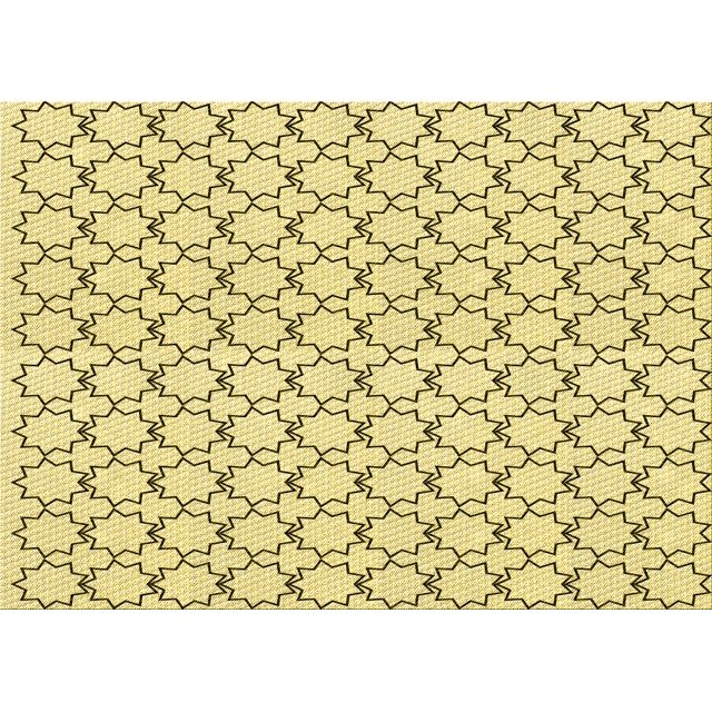 Ahgly Company Machine Washable Indoor Rectangle Transitional Caramel Brown Area Rugs, 4' x 6'