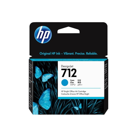HP 712 (3ED67A) 29 ml Cyan Original Ink Cartridge
