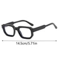 thumbnail image 2 of TIELUTT Square Thick Glasses for and Retro Rectangular Blue Light Glasses Small Heart Shaped Goggles Dirt Bike Jacket for Kids 8-14 Sports Glasses Goggles Rushing Flying Glasses Ski Goggles with Glas, 2 of 2