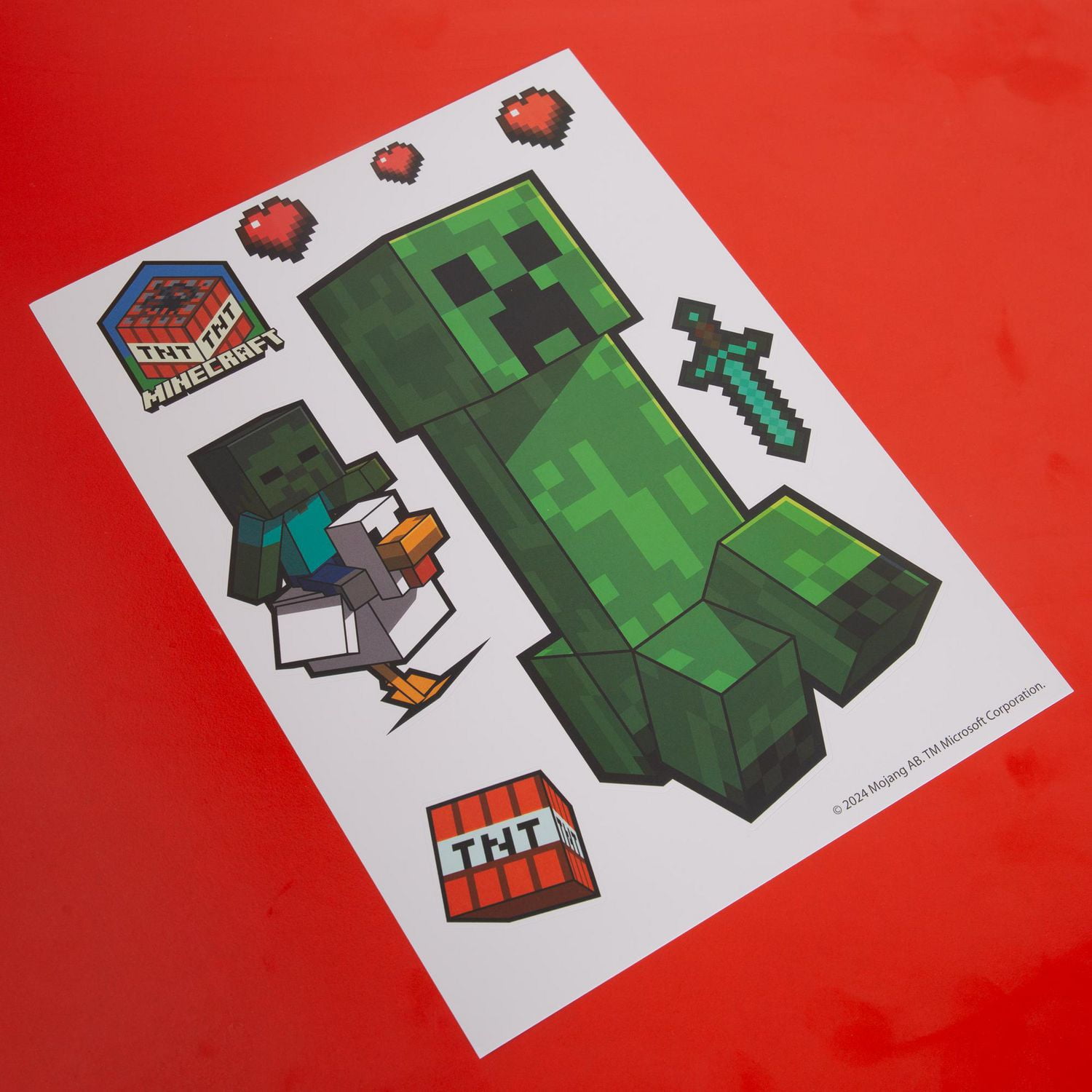Autocollants muraux Minecraft