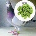 thumbnail image 3 of 50x 2023 Pigeon Leg Rings Bird Foot Bands for Bantam Finch Canary Yellow, 3 of 9