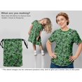 thumbnail image 5 of oneOone Viscose Chiffon Green Fabric Abstract Floral Sewing Craft Projects Fabric Prints By Yard 42 Inch Wide-2rb, 5 of 5