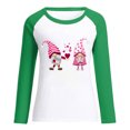 thumbnail image 3 of Hauts de Sortie pour Femmes Automne Hiver Col Rond Tempérament Décontracté Manches Raglan T-shirt Décontracté Ample Haut Chemisiers pour Femmes Chic Décontracté en Liquidation, 3 of 3