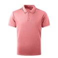 thumbnail image 4 of Birdeem Mode Hommes Décontracté Coupe Ajustée Col Rabattu Couleur Unie Manches Courtes T-Shirt Hauts Blouse, 4 of 11