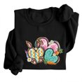 thumbnail image 1 of EGNMCR Easter T-Shirts Imprimés pour Femmes T-Shirts Graphiques T-Shirts pour Femmes T-Shirts à Col Rond pour Femmes Haut à Manches Longues Imprimé Easter Chandails pour Femmes T-Shirts pour Femmes, 1 of 5