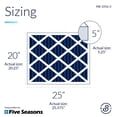thumbnail image 5 of Five Seasons Replacement MERV 11 Air Filter, 25.38 x 5.25 x 20.25" (3 Pack), 5 of 5