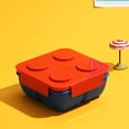 thumbnail image 3 of Product Category Closure Bags & lids & Boxes Building Block Lunch Container DIY Building Block Lunch Picnic Children's Bento Fruit Microwave Heating, 3 of 3