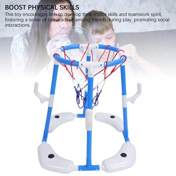 Cerceau de piscine de basket-ball - 30,71 pouces Flottant 2 en 1 Jeu de but de football amovible Jeu d'eau | Jouet d'arrière-cour amphibien pour et adultes. Contient 2 balles de 1167
