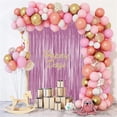 thumbnail image 4 of Plastic Rain Curtain 100x200cm Pink Tinsel Curtain Party Decoration Rain Curtain with Fringed Lasers for Venue Setup Props and Background Decor(1Pcs) Rkxzt, 4 of 8