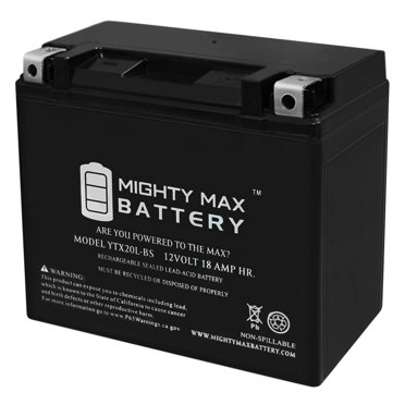 YTX20L-BS Power Sport AGM Series Batterie AGM Scellée