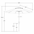 thumbnail image 2 of California Umbrella Parasol de Patio 9 Pieds Blanc, 2 of 3