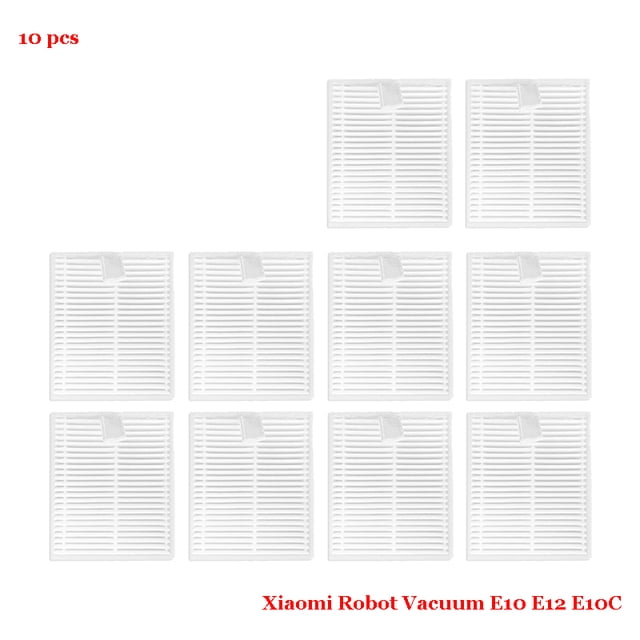 For Xiaomi Robot Vacuum E10 E12 B112 Sweeper Cleaner Spare Parts Roller Side Brush Hepa Filter Mop Cloth Rags Accessories