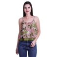 thumbnail image 4 of Moomaya Printed Womens Spaghetti Strap Crop Top Cami Summer Tops, 4 of 5