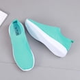 thumbnail image 3 of Kcodviy Chaussures de Course Semelles en Maille Bas Profil Chaussettes de Espadrilles Femmes Extérieur Femmes à Enfiler Espadrilles Compensées Chaussures pour Femmes Mariage Chaussures de Sport Confortables Espadrilles Décontractées Semelles Intérieures Femmes Soutien de la Voûte Plantaire Femmes P, 3 of 8