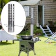 thumbnail image 3 of Tent Chimney Pipe Cover Weatherproof Ventilation Stainless Steel Stove Pipe, 3 of 5