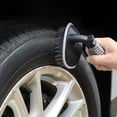 thumbnail image 4 of Car Tire Brush with Curved Head Design L-Shaped Handle Portable Strong Stain Removal Tool for Cars Kitchen Bathroom, 4 of 9