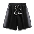 thumbnail image 4 of Styesk Mens Shorts Men's Solid Color Casual Holiday Breathable Shorts Pockets Pants, 4 of 6