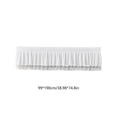 thumbnail image 3 of MTBLYS Elastic Pleated Bed Skirt Non-Slide Design Polyester Hotel Style Drooping Bed Skirt 1-Pack for Home Hotel Spring Mattress Use, 3 of 6