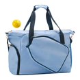 thumbnail image 2 of Lipstore Sac pour Raquette de Pickleball Sac Bandoulière avec Fermeture Éclair Sac de Transport Portable Ajustable Bleu Ciel, 2 of 7