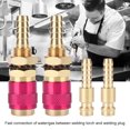 thumbnail image 4 of Connector Fitting, Quick Durable Water Cooled Adapter 2pcs  For Gas Adapter Quick Connector For MIG TIG Welder Torch, 4 of 8