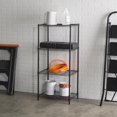 thumbnail image 1 of 4 Tier Steel Wire Shelf, Black, 1 of 3