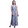 thumbnail image 1 of Bimba Robe Maxi pour Femmes Sans Manches à Col Ras du Cou, Dos Nu, avec Fentes Latérales - Xxx-Grand, 1 of 6