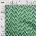 thumbnail image 2 of oneOone Tissu Popeline de Coton Vert Mer Tissu Géométrique pour Robe Tissu Imprimé au Mètre 42 Pouces de Large, 2 of 5