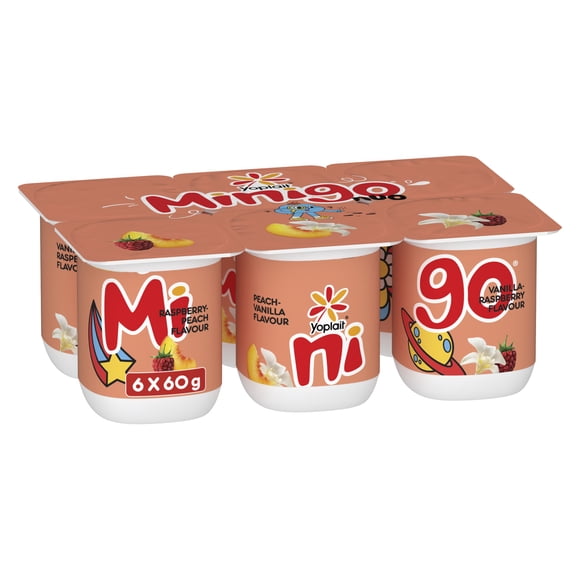 Yoplait 2 % Minigo Duo, Variété, Collation pour Enfants, 6x60g