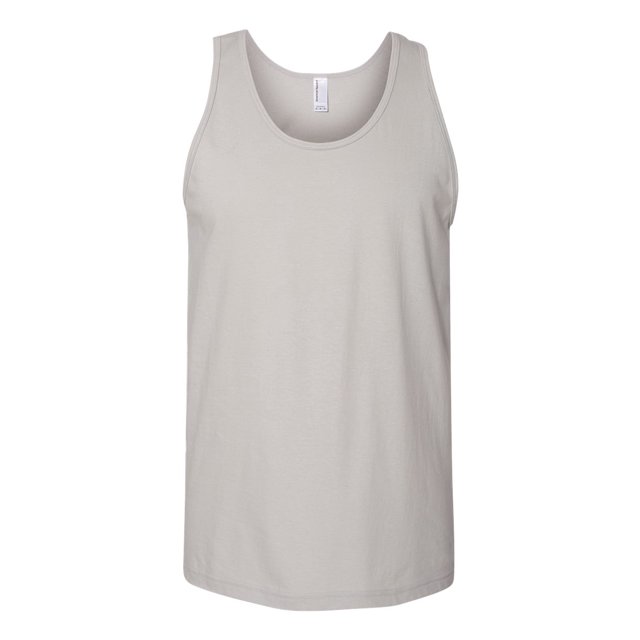 American Apparel Fine Jersey Tank, XL, New Silver