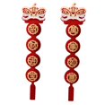 thumbnail image 2 of GUOOL Chinese New Year Spring Couplets Non Woven Bendable Red Color C, 2 of 9
