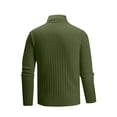 thumbnail image 4 of fatyb Chandail pour Hommes à Col Roulé Décontracté Tricoté Extensible à Manches Longues Hauts Chauds d'Automne Hiver pour Hommes, 4 of 5