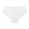 thumbnail image 5 of B91xZ Bikini Femme Underwears Coton Respirant Extensible Culotte,m Blanc, 5 of 5