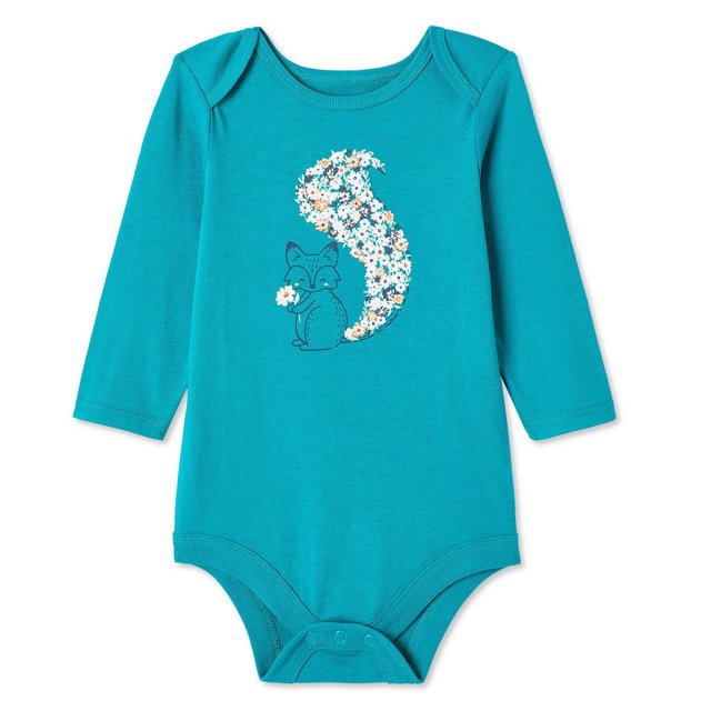 Cache-couche à manches longues George pour bébés filles