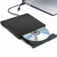 thumbnail image 1 of External CD DVD Drive USB 3.0 Type C Portable CD/DVD -/+RW Player Burner Reader Optical Drive ,Widely Use, 1 of 6
