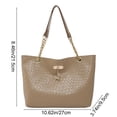 thumbnail image 3 of Fridja Sac pour Femmes en Forme de Cerf, Nouveau Sac à Main pour Femmes, Grande Capacité, Sac à Bandoulière, Texture Avancée, Cabas Rétro pour Femmes Alliant Praticité et Mode, Rafraîchissement d'Été pour la Maison, 3 of 6