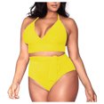 thumbnail image 2 of LSLJS Women's Plus Size High Waisted Swimwear Swimsuit, 2 of 9