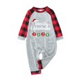 thumbnail image 2 of Pyjamas de Noël Assortis pour Famille, Pyjamas de Noël pour Bébés, Imprimé de Noël 2024, Chandail à Manches Longues, Col Rond Décontracté, Chandail à Capuchon pour Bébés, Pyjamas de Noël pour Famille, Taille : 6M, 2 of 4