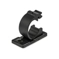 thumbnail image 2 of StarTech.com 100 Adhesive Cable Management Clips Black, Network/Ethernet/Office Desk/Computer Cord Organizer, Sticky Cable/Wire Holders, Nylon Self Adhesive Clamp UL/94V-2 Fire Rated - Nylon 66 Plastic - TAA (CBMCC2) - Cable clips - black - TAA Compliant (pack of 100), 2 of 4