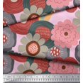 thumbnail image 2 of Soimoi Poly Georgette Fabric Flower Artistic Decor Fabric Printed Yard 52 Inch Wide, 2 of 3