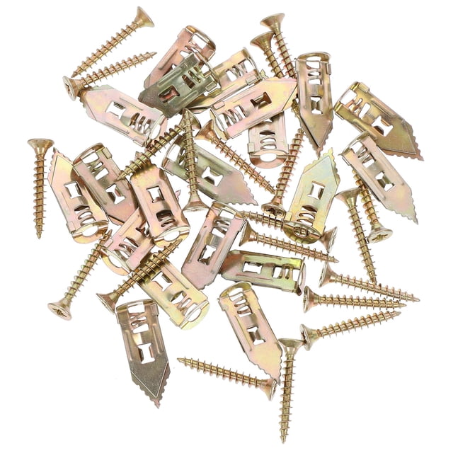 Weiweiguan 1 Set Percussion Type Drywall Anchor Self-drilling Anchor and Screw Metal Tool