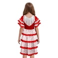 thumbnail image 3 of RUNQHUI Robe de Festival pour Filles Robe Flamenco Espagnole à Franges Jupe Maxi Lyrique à Volants Blanc 16, 3 of 6