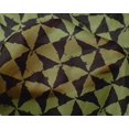 thumbnail image 4 of oneOone Silk Tabby Fabric Geometric Block Printed Craft Fabric BTY 42 Inch Wide, 4 of 4