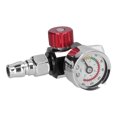 thumbnail image 1 of Paint Spray Guns Air Regulator, Silver Red Stainless Steel Spray Paint GunAir Pressure Regulator Easy Install Effective Monitoring  For Pneumatic Spray, 1 of 8