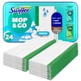 thumbnail image 1 of Swiffer Mop & Go, Wet Pads Refill, Floor Cleaner, Cleaning Cloths, Fresh, 24ct, 1 of 16