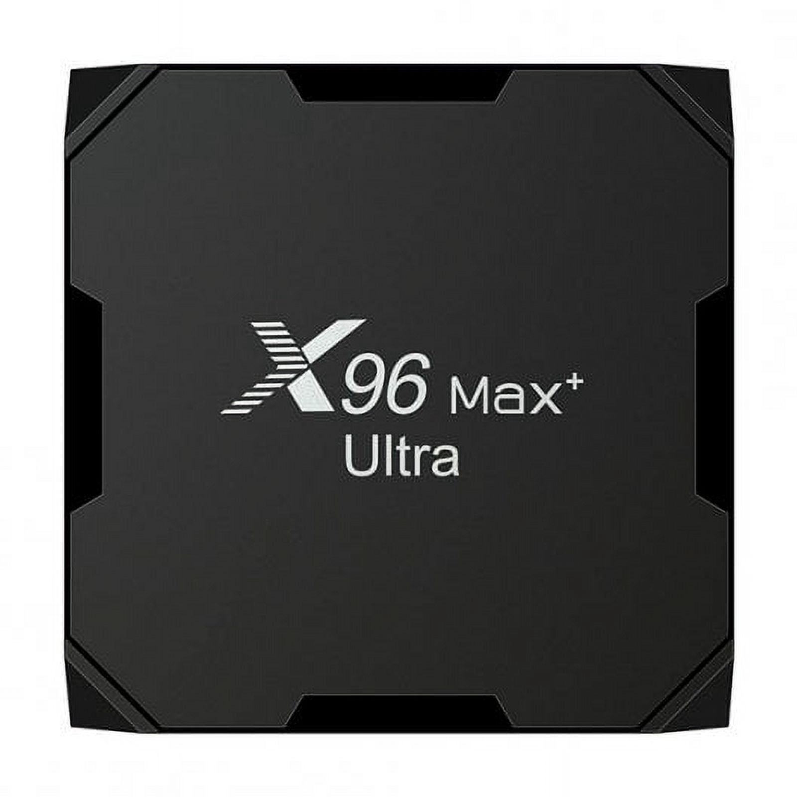 X96 Max+ Ultra Set Top Box S905x4 Compatible For Android 11 4g/64g 8k Dual Band Hd Media Player 4GB+32GB (AU Plug)