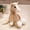 Khaki 4P3, variant on ZZkhGO Running Horse Plush Toy, Chinese Zodiac Horse Year Mascot Doll, Realistic Pony Plush for Home Decor