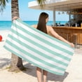 thumbnail image 1 of pstuiky Large Beach Towel 75X150Cm Quick Dry & Soft Absorbent Microfiber Sand Free Travel Pool Towel Double Sided Velour, 1 of 6